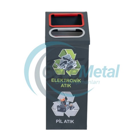 Tek Gövde Geri Dönüşüm Çöp Kovası