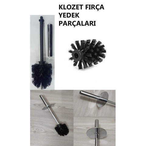 Klozet Fırçası Yedek Sapı ve Ucu - Set