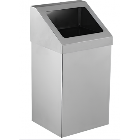 Çatı Kapaklı Açık Ağızlı Çöp Kovası