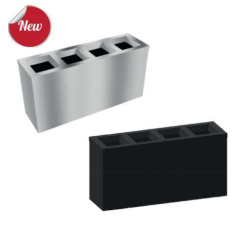 Dörtlü Yönlendirmeli Geri Dönüşüm Çöp Kovası