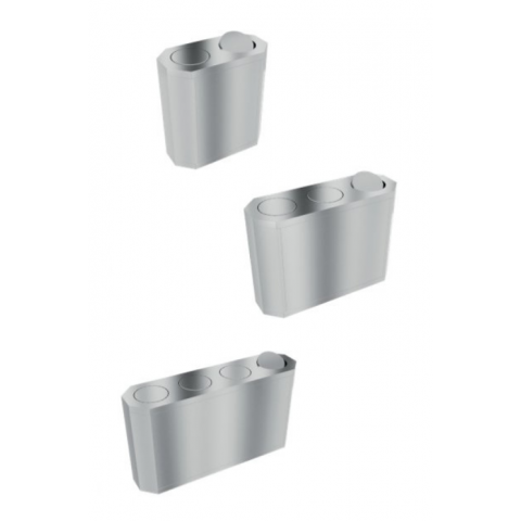 Açılı Sallanır Kapak Geri Dönüşüm Kova Seti Paslanmaz