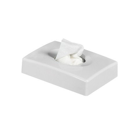 Otel Tipi Hijyen Poşet Kutusu Dispenseri Beyaz